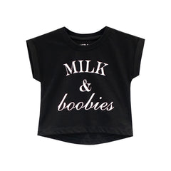 MILK AND BOOBIES GIRLS TEE